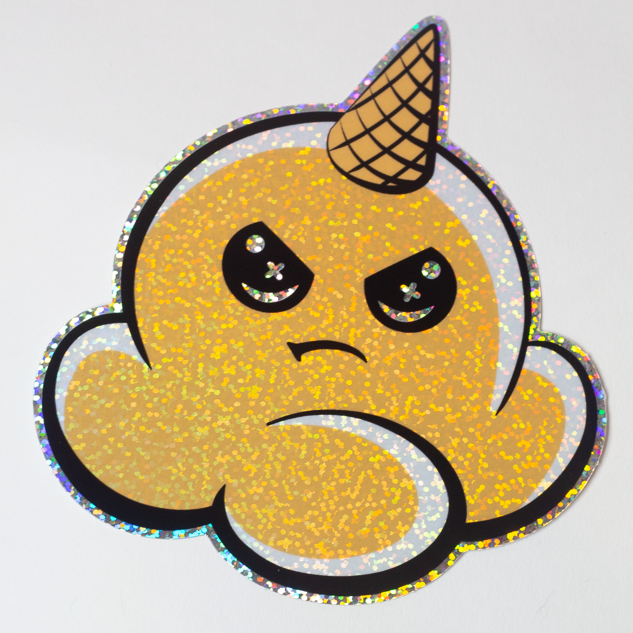 Glittery Scoop Stickers