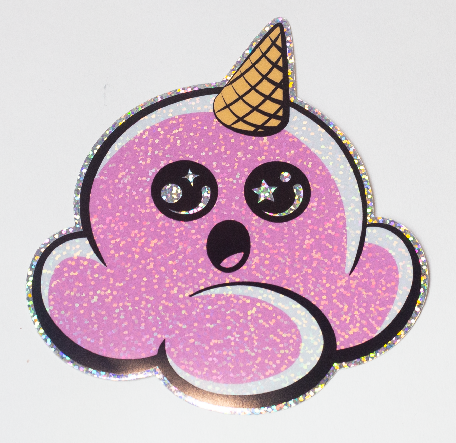 Glittery Scoop Stickers